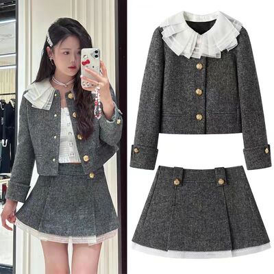 香风减龄千金风短外套女