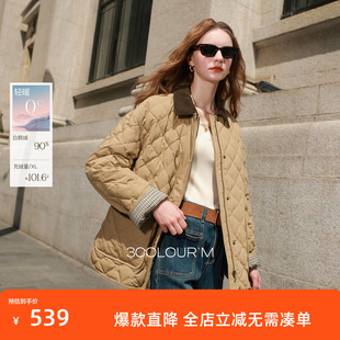 【90白鹅绒】三彩2025冬季新款轻薄宽松羽绒服鹅绒服保暖M