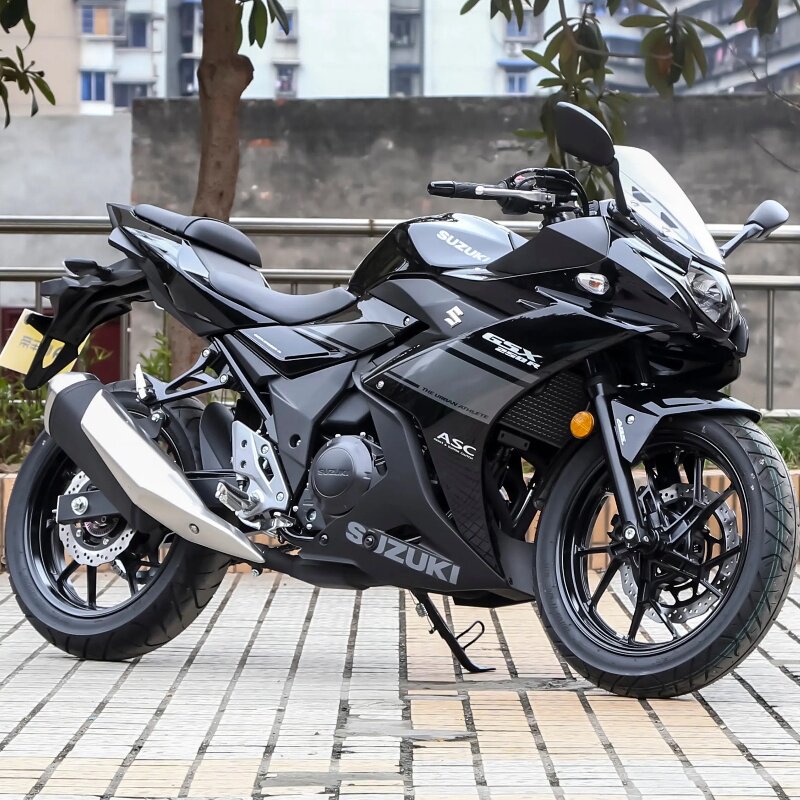 国四电喷铃木gsx250cc双缸水冷摩托车男士代步公路赛趴赛重机车