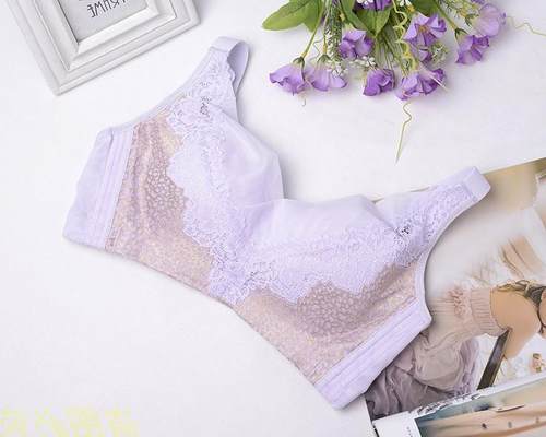 傲雪棋银纤维内衣聚拢薄棉文胸