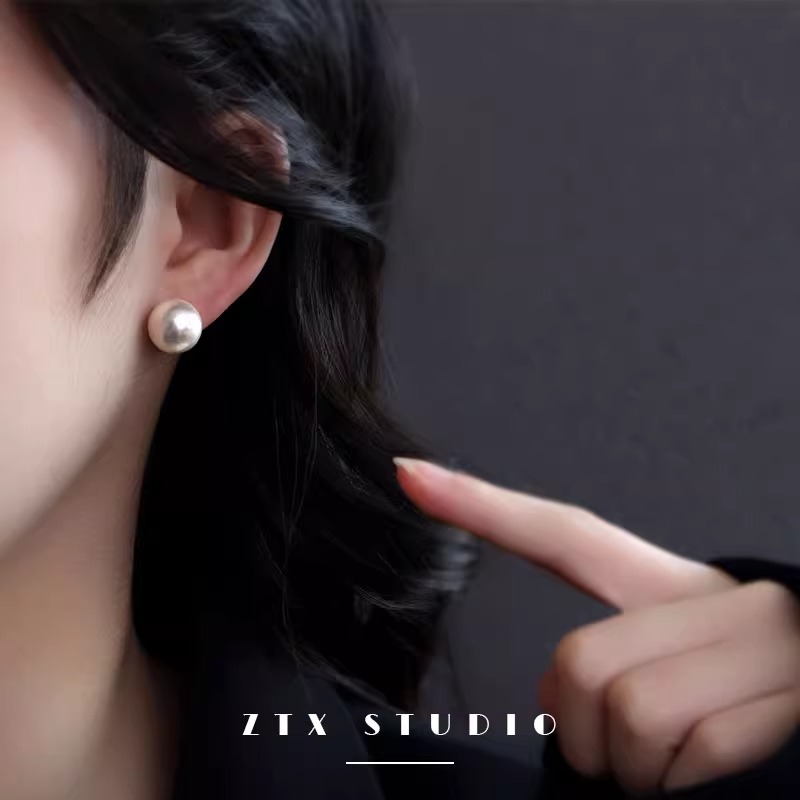 fever同款复古大珍珠耳夹