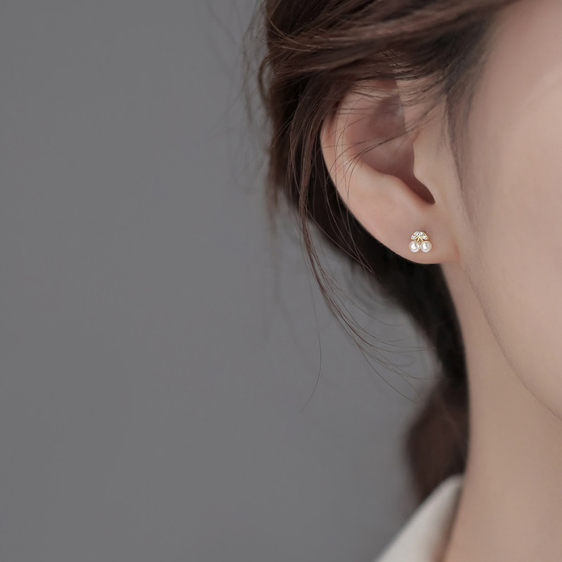 S999纯银针小樱桃耳钉2025年新款潮小众养耳洞耳环设计感高级耳饰,饰品/流行首饰/时尚饰品新,耳钉,淘宝优惠券,粉丝福利购,淘宝优惠卷