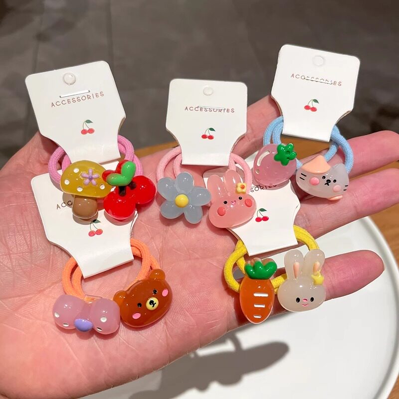 儿童卡通可爱兔子发圈头饰女童
