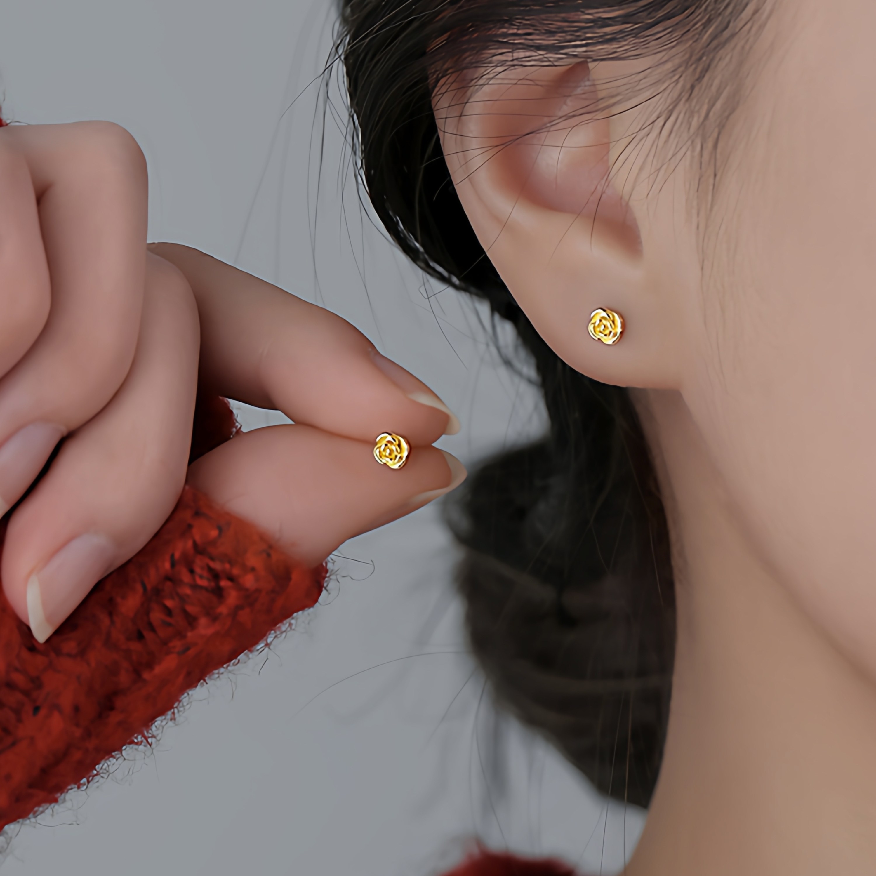 999纯银玫瑰花耳钉女新款2025爆款耳环轻奢小众秋冬养耳洞耳饰,饰品/流行首饰/时尚饰品新,耳钉,淘宝优惠券,粉丝福利购,淘宝优惠卷