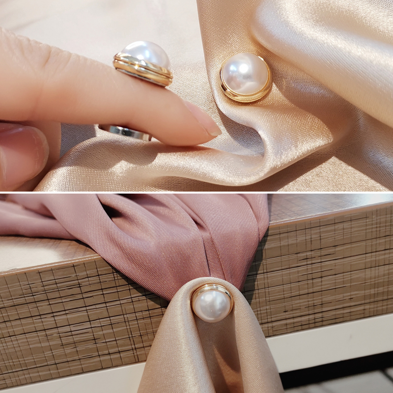 真絲無痕防走光衣服強力珍珠胸針