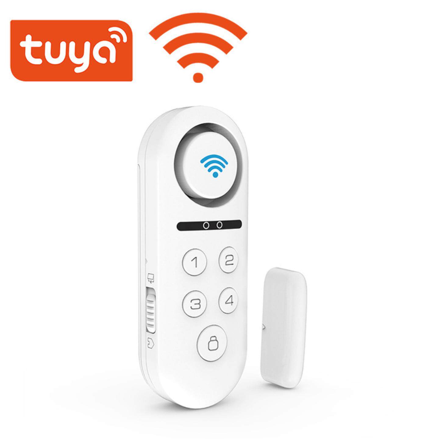 涂鸦wifi门磁防盗报警器家用门窗户感应器远程警报开门提示器