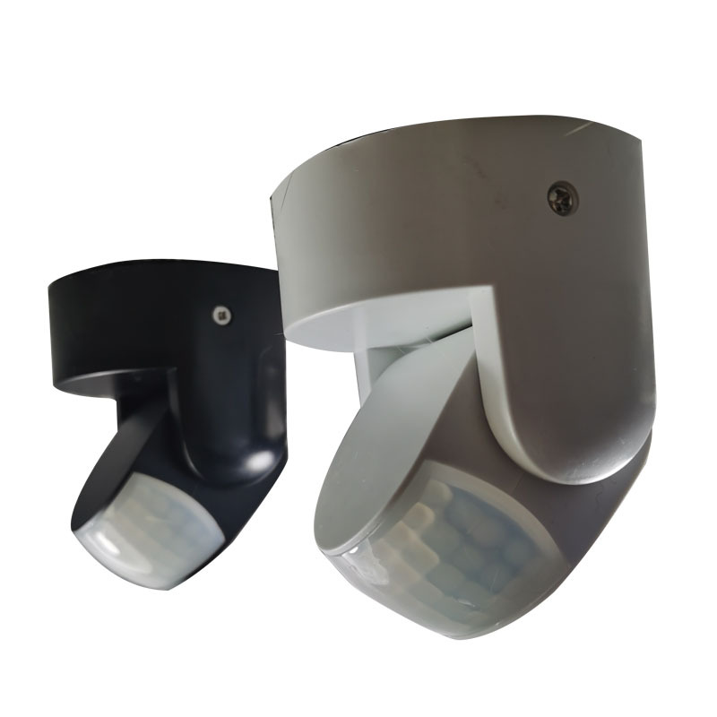 双头户外防水220V红外线人体感应器智能可调延时旋转人体感应开关