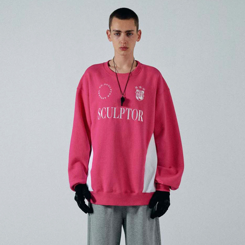 SCULPTOR美式休闲长袖球衣