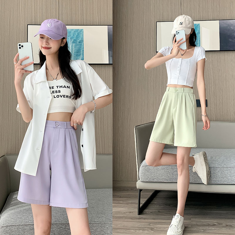 【BAZAARRED】夏季新款西装短裤