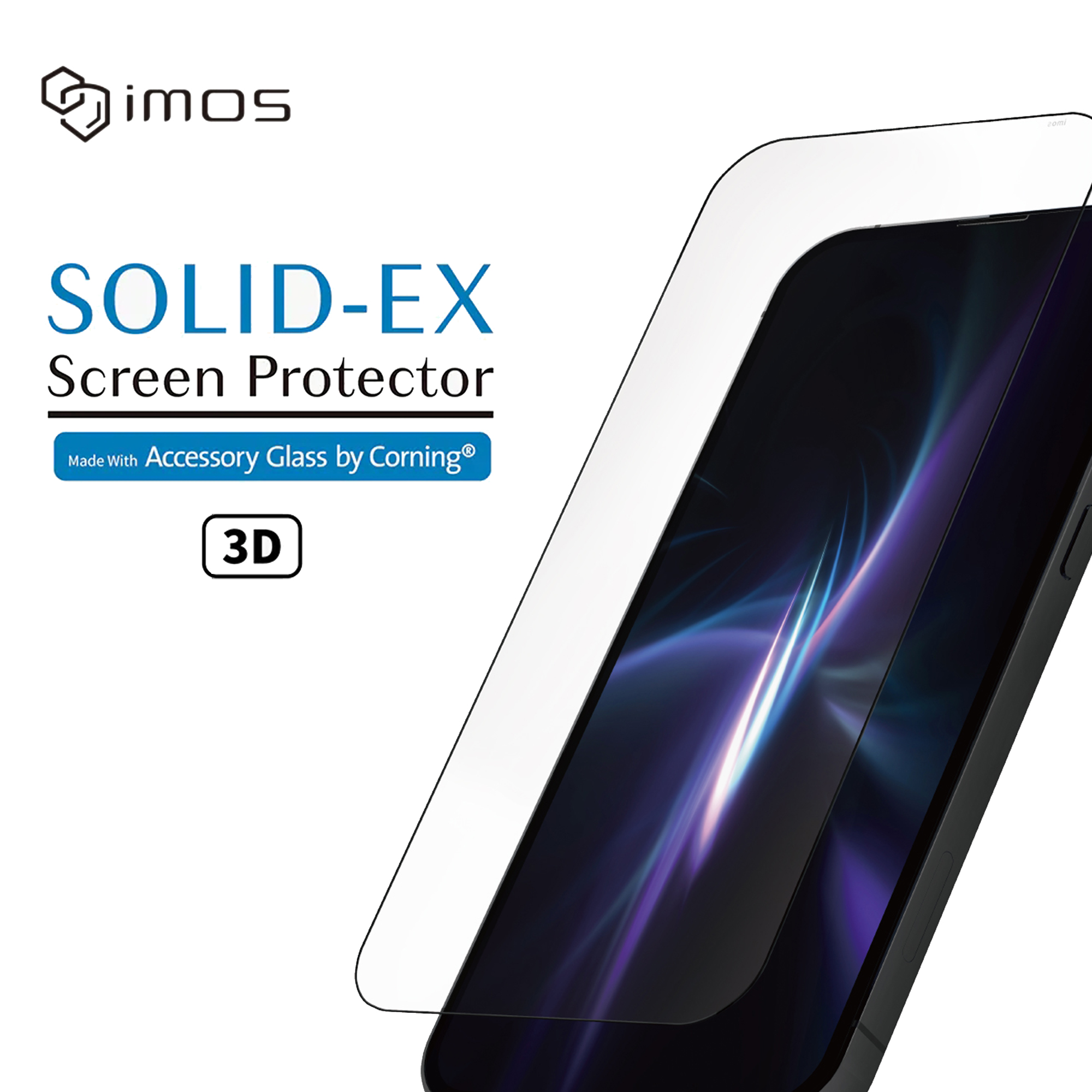台湾imos适用于iPhone17ProMax康宁授权3D高清钢化膜17Pro超细黑边强化玻璃满版电竞抗指纹超顺滑全屏玻璃膜