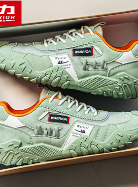 回力男鞋夏季2026新款休闲德训鞋潮流百搭运动软底绿色爆款开车鞋