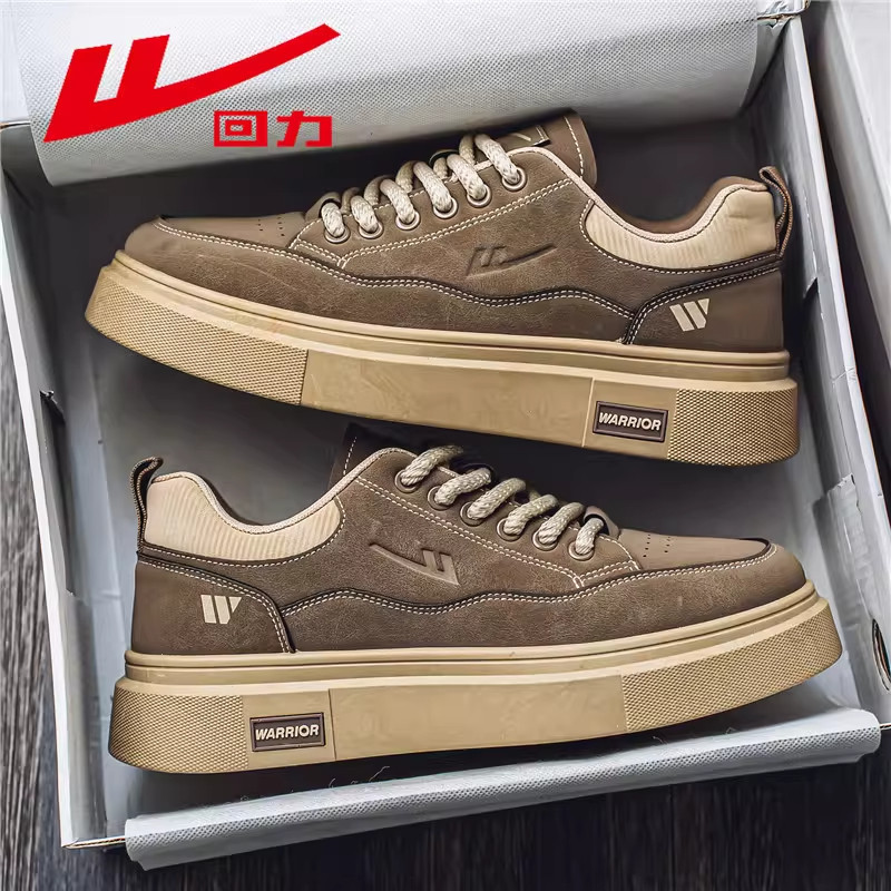 回力男鞋2026新款春季复古小众厚底增高休闲防滑板鞋耐磨运动潮鞋