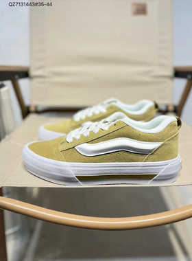 Classics Knu Skool黑白厚底增高面包鞋玫红绿黄色黑色低帮男女鞋