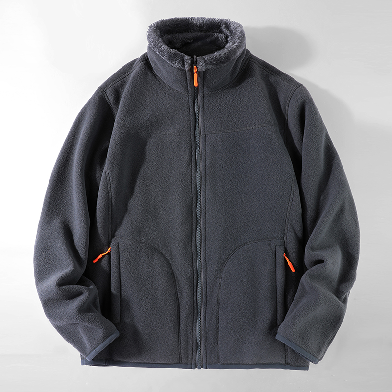 户外抓绒衣男女2025秋冬新款摇粒绒保暖加绒外套内胆学生校服内搭