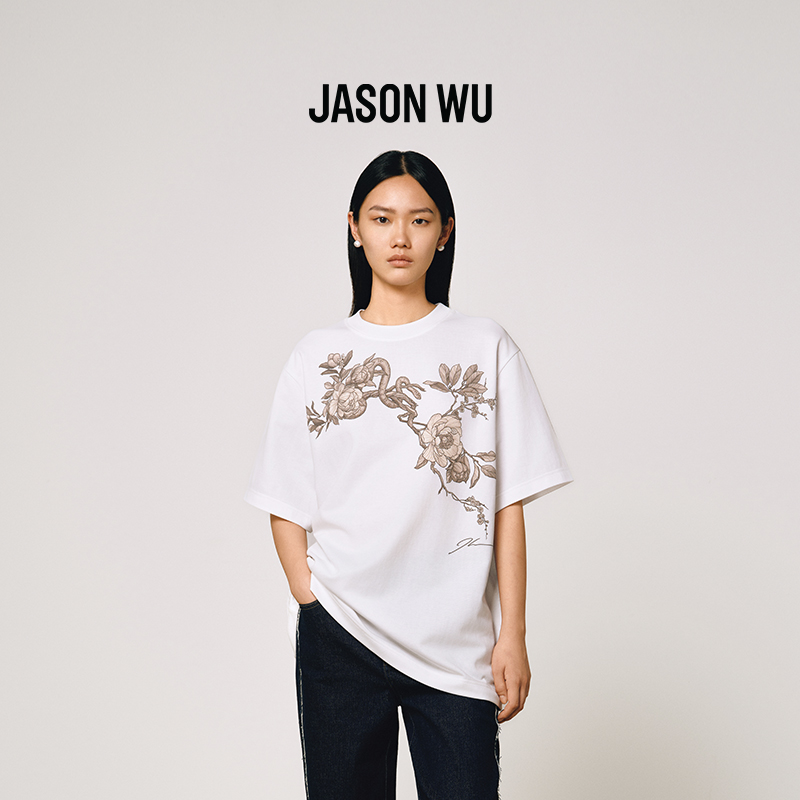 JASONWU短袖通勤印花