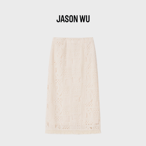 JASON WU-J系列时尚气质蕾丝花边淑女风半裙