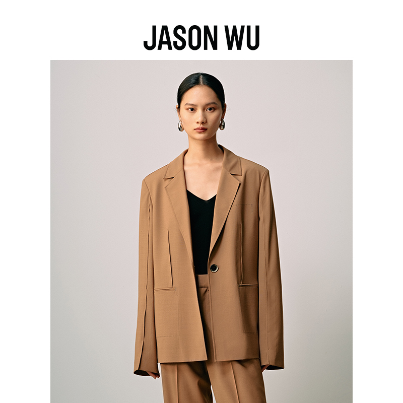 jasonw通勤长袖宽松西装