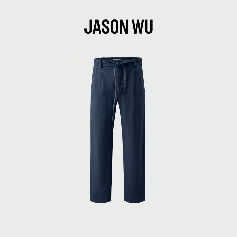 休闲jasonwu早秋阔腿裤