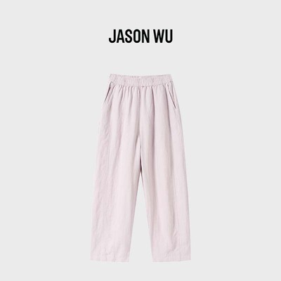 JASON WU-J系列汉麻舒适透气百搭时尚气质九分裤休闲裤女夏季新款