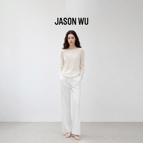 JASON WU-J系列长袖针织衫罩衫上衣早秋新款