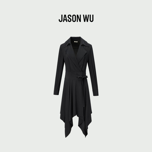 长袖真丝jasonwu连衣裙