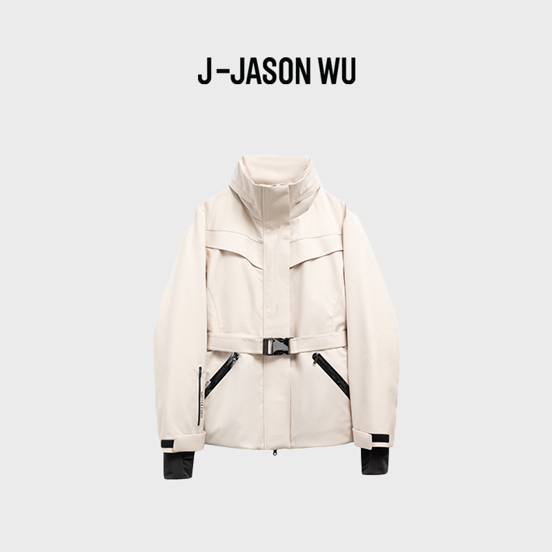JASON WU高质设计感简约通勤保暖户外派克服