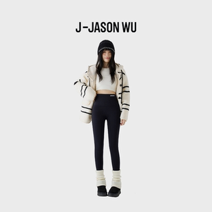 加绒加厚保暖显瘦打底瑜伽裤 J系列高腰收腹鲨鱼芭比裤 JASON
