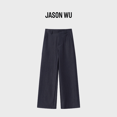 JASON WU-J系列时尚简约百搭通勤直筒宽松显瘦休闲裤长裤春夏新款