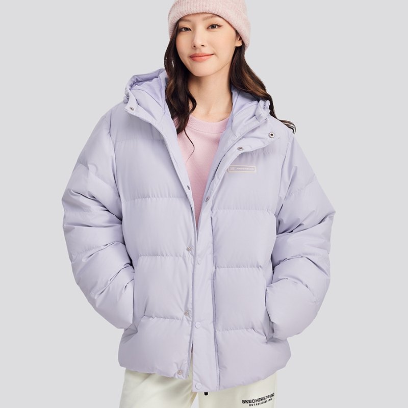斯凯奇男女同款舒适保暖羽绒服