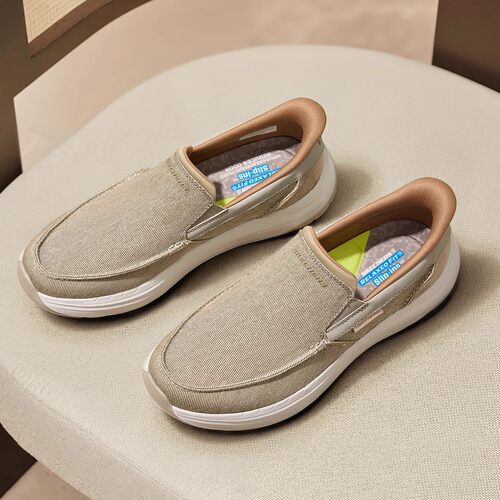 Skechers斯凯奇男鞋一脚蹬健步鞋