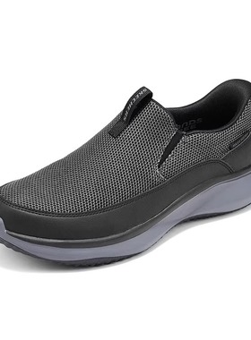 Skechers斯凯奇男鞋秋冬闪穿运动健步鞋轻质防滑耐磨休闲鞋211330