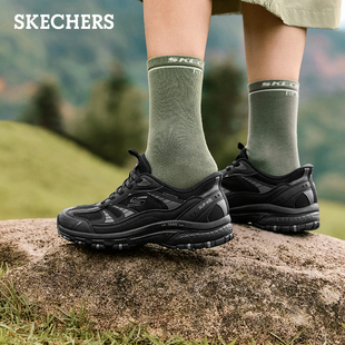 Skechers斯凯奇女鞋秋季复古户外跑步鞋舒适缓震运动鞋180355C