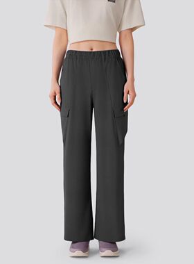 Skechers斯凯奇女子户外工装直筒裤耐磨透气休闲运动裤P325W108