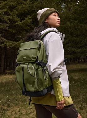 Skechers斯凯奇男女同款户外运动登山双肩包大容量电脑包L424U059