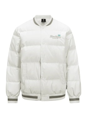 Skechers斯凯奇男女同款休闲运动羽绒外套梭织短款羽绒服L324U073