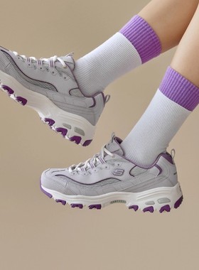 Skechers斯凯奇女鞋2025款奶茶熊老爹鞋防滑耐磨运动休闲鞋150534