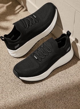 Skechers斯凯奇夏男子鞋新款一脚蹬厚底减震透气运动休闲鞋118050
