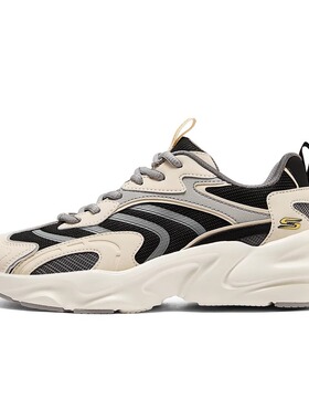 Skechers斯凯奇新款女士厚底增高复古老爹鞋轻盈舒适休闲鞋117369