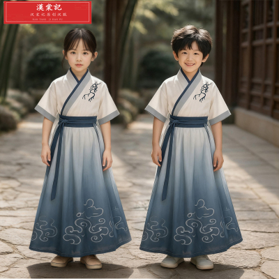 男童夏季汉服2025新款儿童新中式