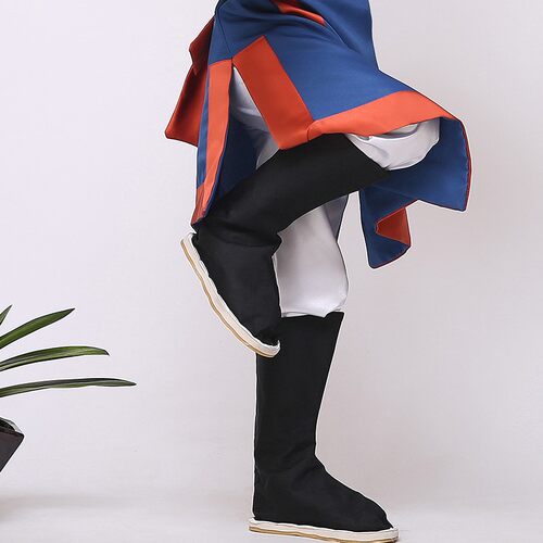 儿童古装汉服摄影长筒靴子鞋子