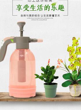 高气压式塑料喷壶备用杆喷嘴喷头紫色糖果绿色黄色大容量喷水壶