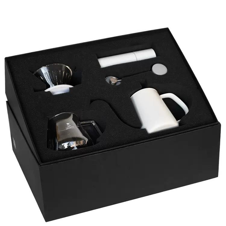 86M0泰摩 栗子C2全套手冲咖啡礼盒 家用咖啡套装 手冲壶 磨豆机滤