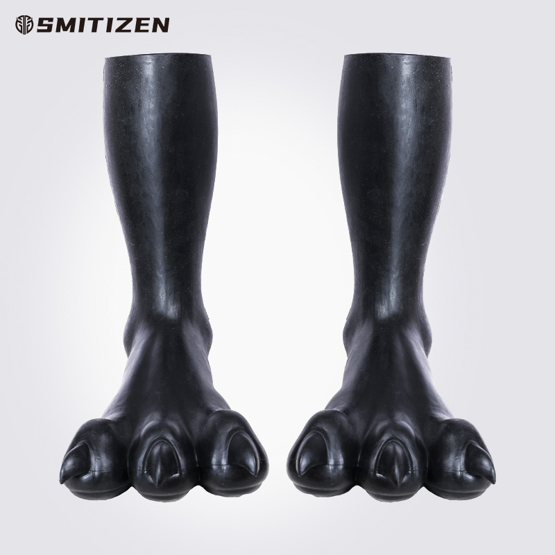 Smitizen可爱版三趾龙爪怪物手套脚套硅胶cos道具猛男cosplay特效