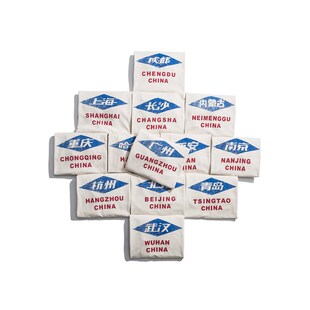 纯棉体恤 竹节棉半袖 国潮复古文艺怀旧中国城市印花短袖 T恤男女款