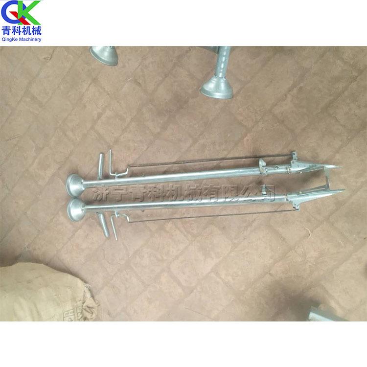 单行轻便型手动点播器 农用小型金属棉花播种机 谷物种子条播机