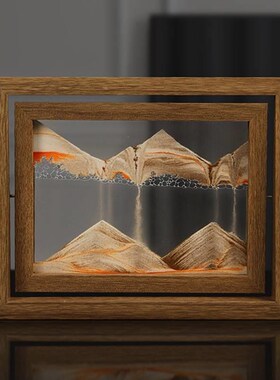 创意流沙画e摆件客厅电视柜玄关酒柜装饰品生日解压轻奢家居饰品