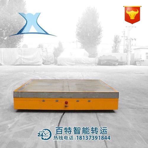 抗倾翻轨道搬e运平车 玻璃搬运静音电动平板车 麦克纳姆轮平板车