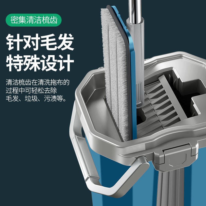 厨房带桶加大款脱水扦把水槽2021拖地的赖人拖把T免手洗吸水强家