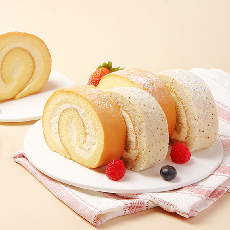 山姆食品代购MM爆款原味伯爵瑞士卷动物奶油即食糕点顺丰包邮