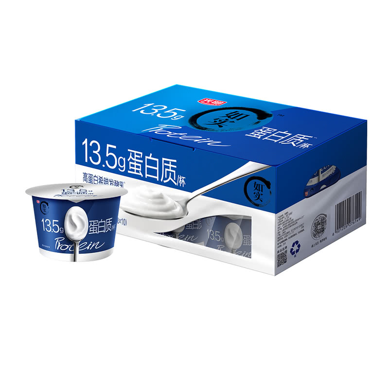 山姆会员超市代购 光明如实 高蛋白希腊发酵乳135g*10杯 高钙酸奶